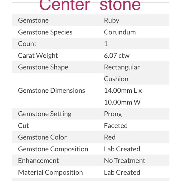 **SOLD** Ruby Ring Size 7 - Picture 9 of 10